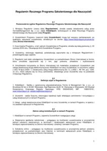 Regulamin Programu Rocznego Szkolenia dla Nauczycieli pdf 212x300